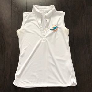 Nike Golf Dri-Fit Miami Dolphins polo
